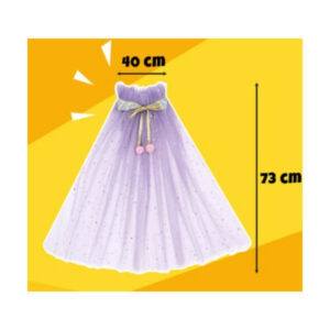 Must kassikostüüm tüdrukutele – 7-osaline komplekt