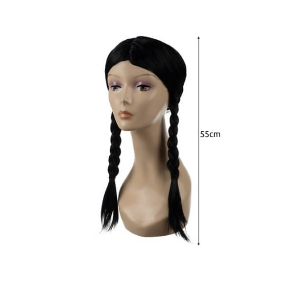 Long womens wig braids Soulima w Parūka ar divām gatavām bizēm
