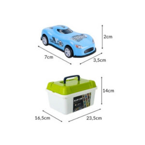 Mootoriga autosid – 50 tk kohvris