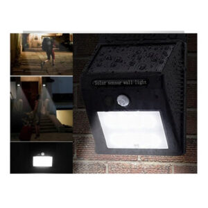 Saulės šviestuvas 48 LED – su judesio ir prietempos jutikliu