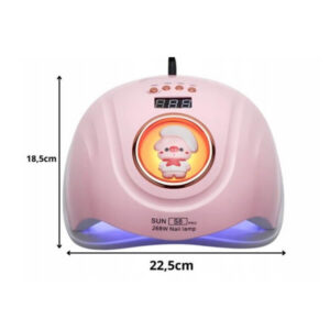 UV/LED kynsilamppu – 268W, 57 diodia, tehokas