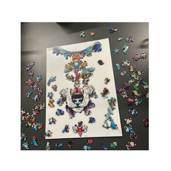 Wooden puzzle Wolf Kruzzel ww Wooden Puzzle Wolf