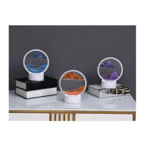 3D Liikuv Liivalamp – hüpnotiseeriv sisustuselement USB/RGB valgusega