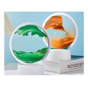 3D Liikuv Liivalamp – hüpnotiseeriv sisustuselement USB/RGB valgusega