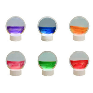 3D Liikuv Liivalamp – hüpnotiseeriv sisustuselement USB/RGB valgusega