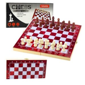 3in1 puidust mängukomplekt – malemäng, kabe ja backgammon