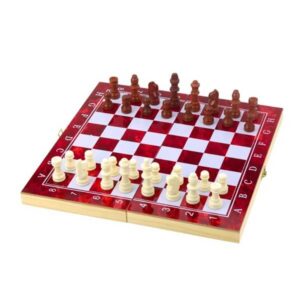 3in1 puidust mängukomplekt – malemäng, kabe ja backgammon