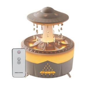 Õhuniisutaja & lõhnadiffuuser UFO-kujuline LED-lambiga + puldiga