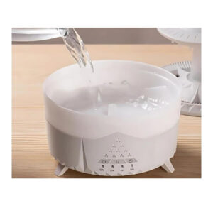 Õhuniisutaja & lõhnadiffuuser UFO-kujuline LED-lambiga + puldiga