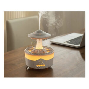 Õhuniisutaja & lõhnadiffuuser UFO-kujuline LED-lambiga + puldiga