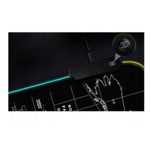 Taustavalaistu XXL hiirimatto LED-valoilla