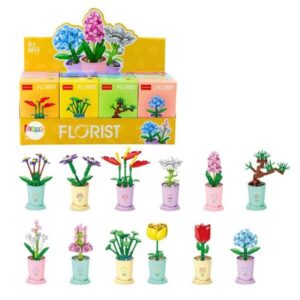 Konstruktor - Lill potis – ehitusklotside komplekt (32–60 osa) 1 tk