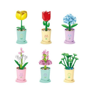 Konstruktor - Lill potis – ehitusklotside komplekt (32–60 osa) 1 tk