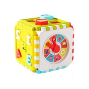 Hariv numbrite ja kellaga sortimiskuubik