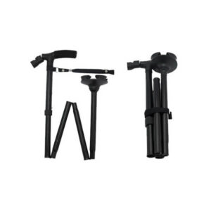 Taitettava kävelykeppi 6 LED-taskulampulla – turvallinen tuki jokaisella askeleella!