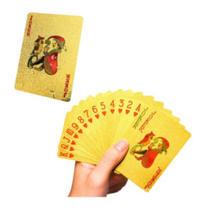 Kuldsed plastikust mängukaardid – stiilsed, vastupidavad ja erilise disainiga!