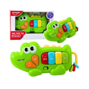 Interactive musical piano for toddlers – crocodile