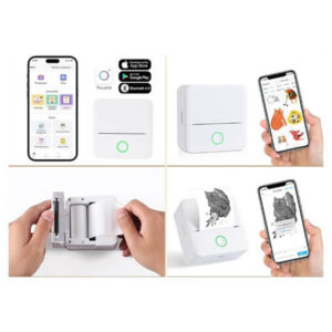 Mini wireless portable thermal printer for photos and notes