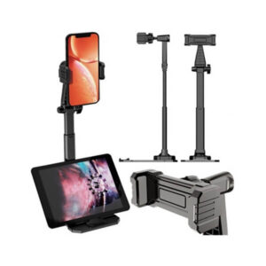 Reguleeritav telefoni ja tahvelarvuti hoidik – pöörlev, stabiilne, multifunktsionaalne