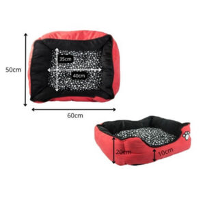 Плюшевая лежанка с съёмной подушкой для собак и кошек – мягкое и уютное место для отдыха