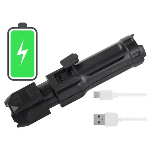 Rechargeable tactical led torch zoom xpe led w 1 Laetav LED-taskulamp ZOOM-funktsiooniga (XPE LED)
