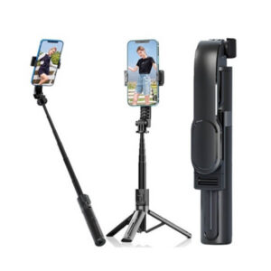 Selfie stick with tripod + Bluetooth remote (90 cm)