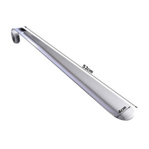 Metallinen pitkä kenkälusikka koukulla