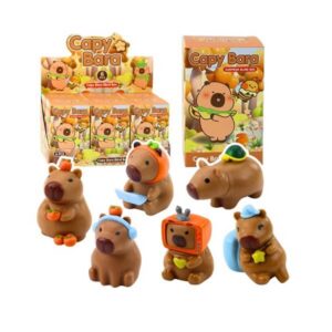 Pārsteiguma kapibaras figūriņa – blind box, kolekcionējama rotaļlieta 1 gab.