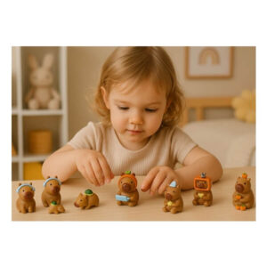 Pārsteiguma kapibaras figūriņa – blind box, kolekcionējama rotaļlieta 1 gab.