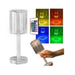 LED lauavalgusti kristall RGB USB kaugjuhtimispuldiga