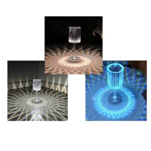 LED lauavalgusti kristall RGB USB kaugjuhtimispuldiga