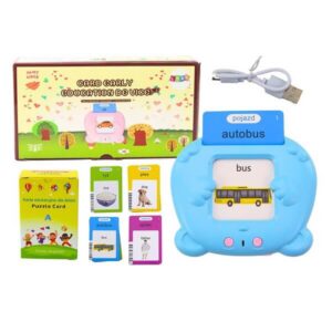 Õppekaartide interaktiivne tablett – inglise keel, 224 sõna (sinine)