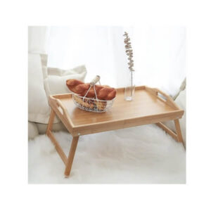 Saliekams bambusa brokastu galds