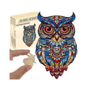 Kruzzel puidust öökulli pusle