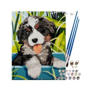 Maalimine numbrite järgi 40x30 cm – koer