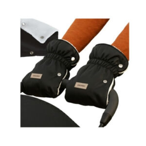 Kruzzel melni ratiņu cimdi