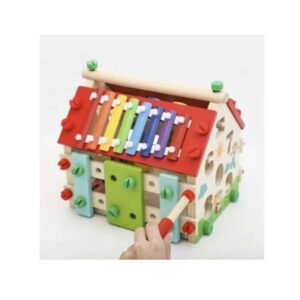 Wooden educational house Kruzzel – sorter for children