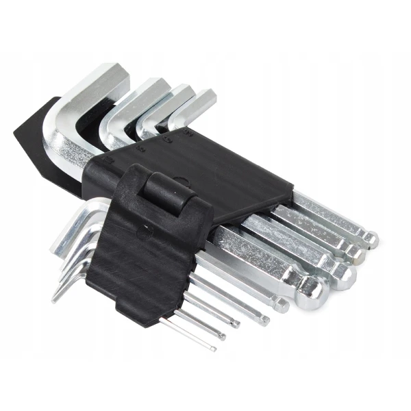Ball imbus wrenches 9-piece set 1,5-10 11x Kuuskantvõtmete komplekt 9-osaline (1,5–10 mm)
