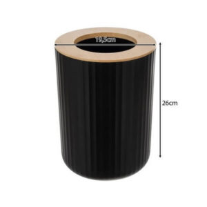 Vannitoa tarvikute komplekt Ruhhy – must, 6-osaline