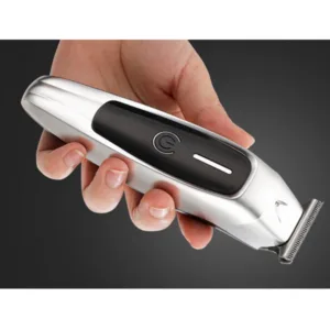 Plaukų ir barzdos trimeris su reguliuojamais antgaliais