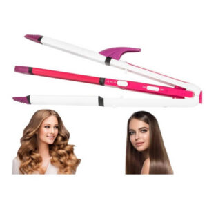 Daugiafunkcis plaukų formavimo prietaisas „3 viename“ – garbanojimo žnyplės, tiesintuvas ir gofruotas tiesintuvas