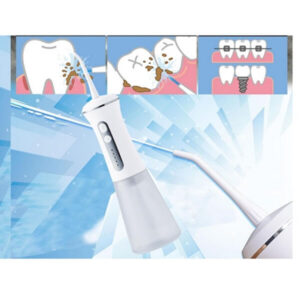 Juhtmevaba hambavahede puhastaja (hammaste irrigatsiooniseade) suure veemahutiga