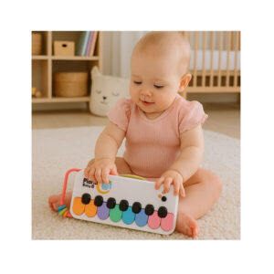Izglītojošas mūzikas klavieres bērniem ar krāsainiem taustiņiem
