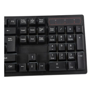 Pilno dydžio žaidimų klaviatūra su LED foniniu apšvietimu