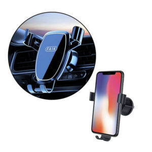 Gravity autohoidja telefoni jaoks – must