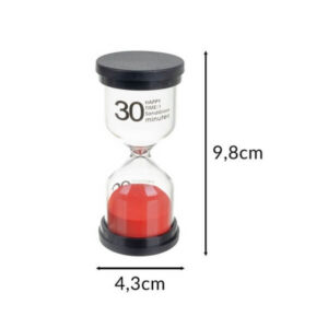 Kruzzel liivakellade komplekt – 6 värvilist liivakella 1/3/5/10/15/30 minutit