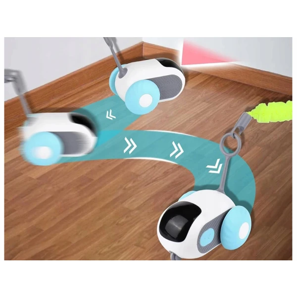 Interactive cat toy remote control w2 11x Interactive Cat Toy – Remote Controlled, USB-C Charging