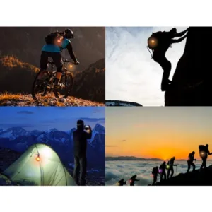 LED-tuli lemmiklooma kaelarihma, seljakoti, rihma või võtmete jaoks – oranž