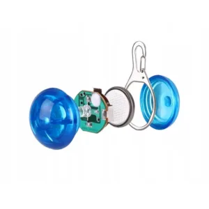 LED Safety Light for Pet Collar, Backpack, Leash, or Keys – Blue