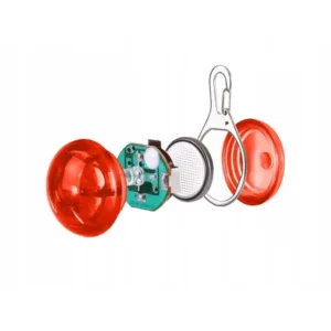 LED Safety Light for Pet Collar, Backpack, Leash, or Keys – Red